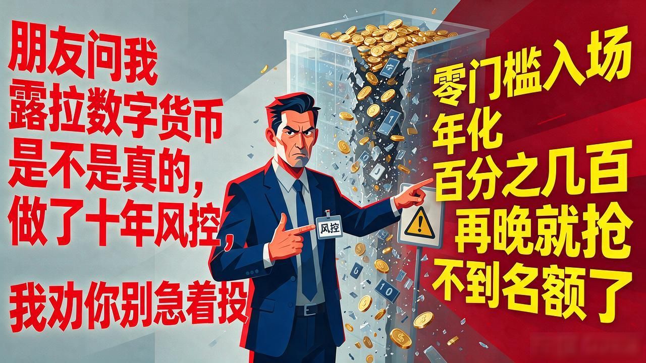 朋友问我露拉数字货币是不是真的，做了十年风控，我劝你别急着投
