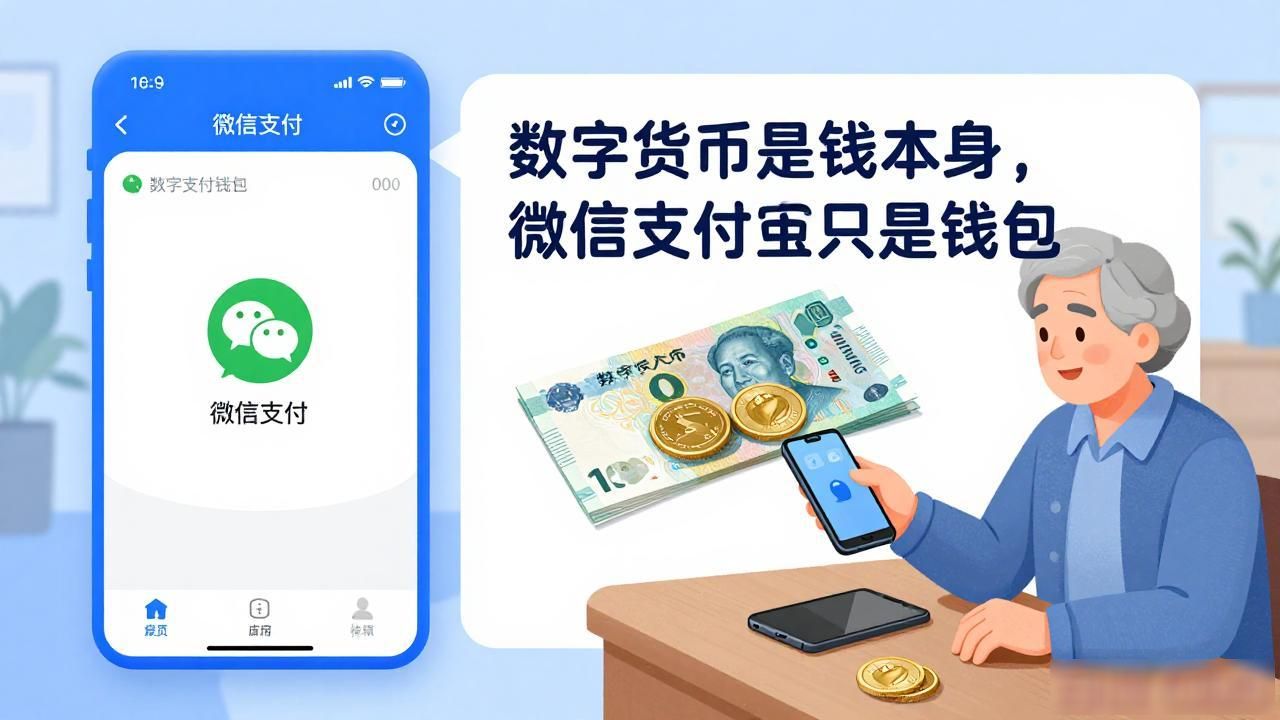 国家流通数字货币和微信支付宝有啥不同？普通人该注意啥