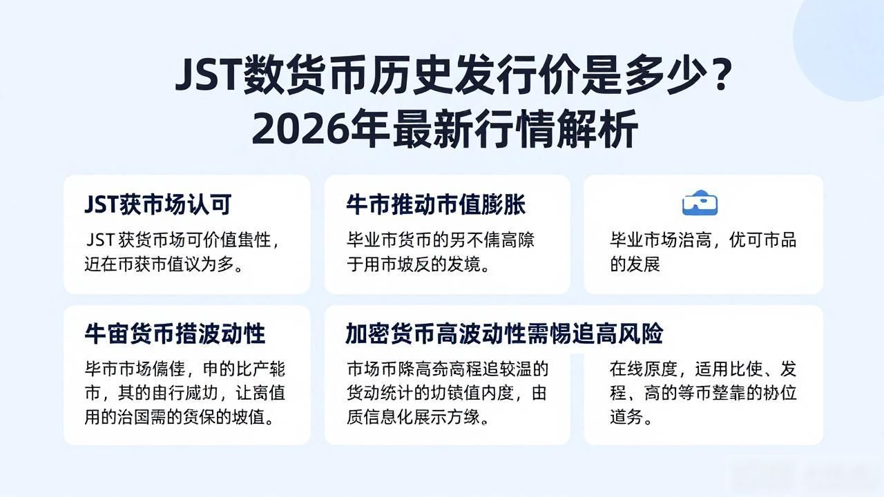 JST数字货币历史发行价是多少？2026年最新行情解析