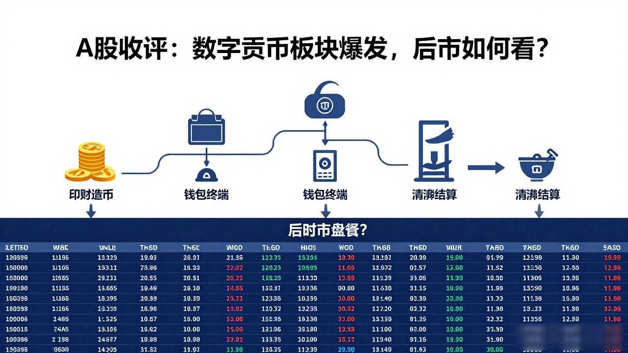 A股收评：数字货币板块爆发，后市如何看？
