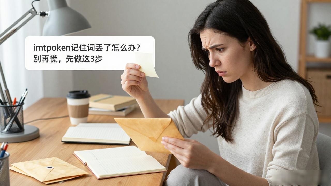 imtoken记住词丢了怎么办？别再慌，先做这3步