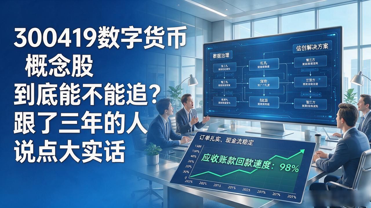 300419数字货币概念股到底能不能追？跟了三年的人说点大实话