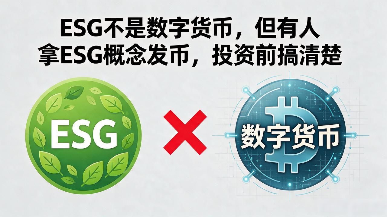 ESG不是数字货币，但有人拿ESG概念发币，投资前搞清楚