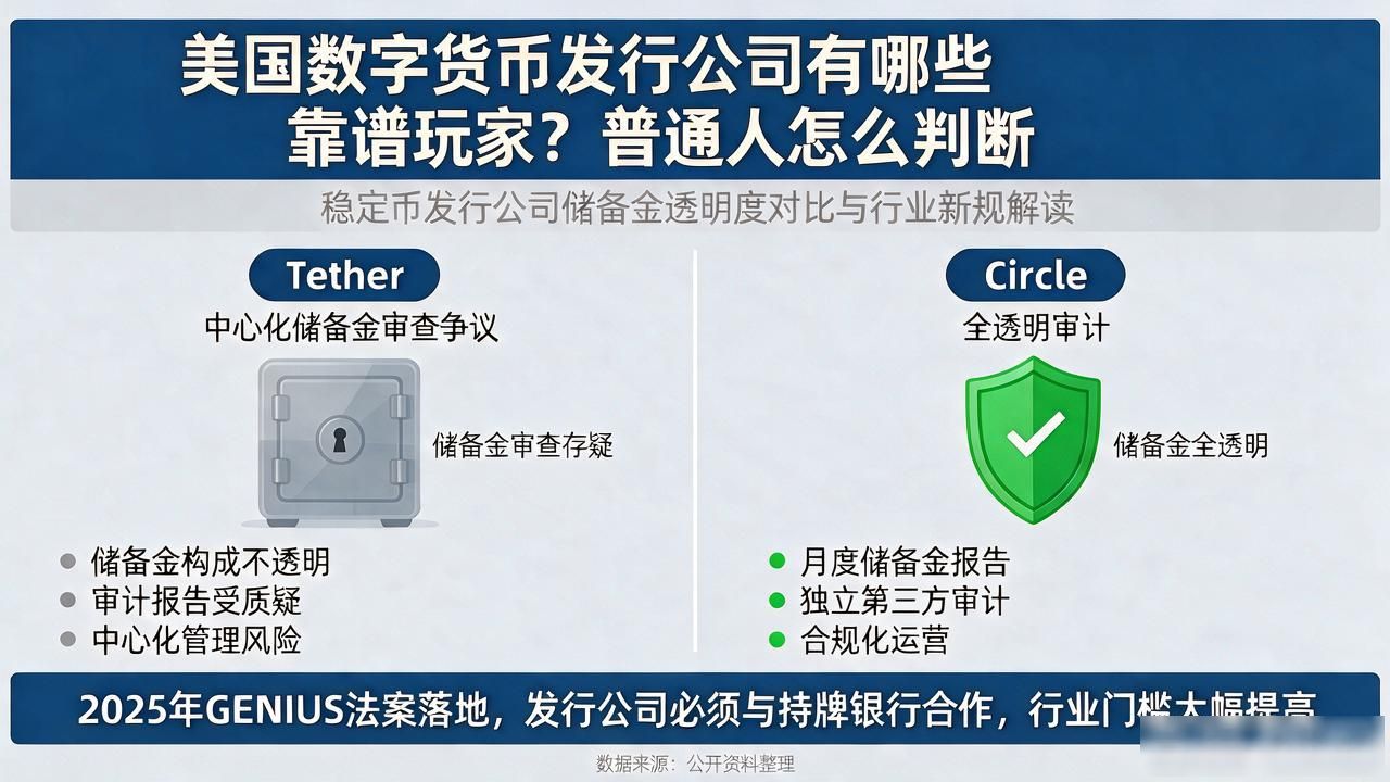 美国数字货币发行公司有哪些靠谱玩家？普通人怎么判断