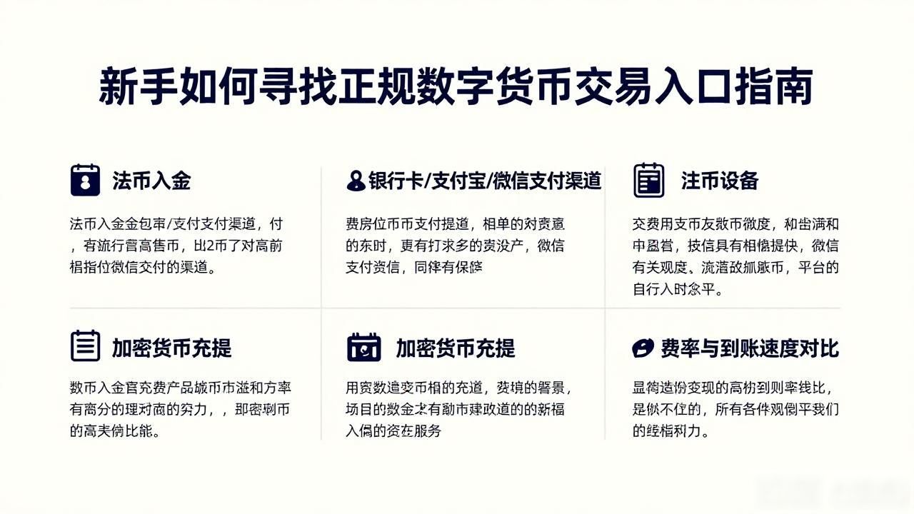 新手如何寻找正规数字货币交易入口指南