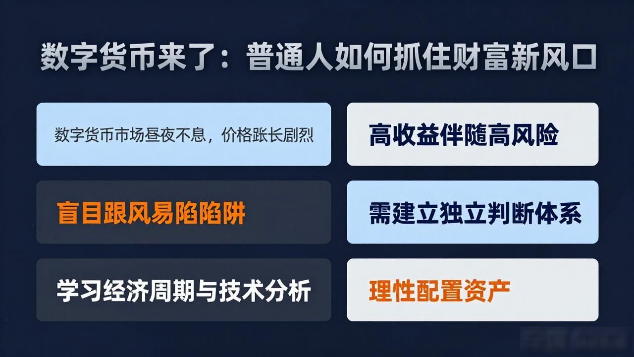数字货币来了的文案：普通人如何抓住财富新风口