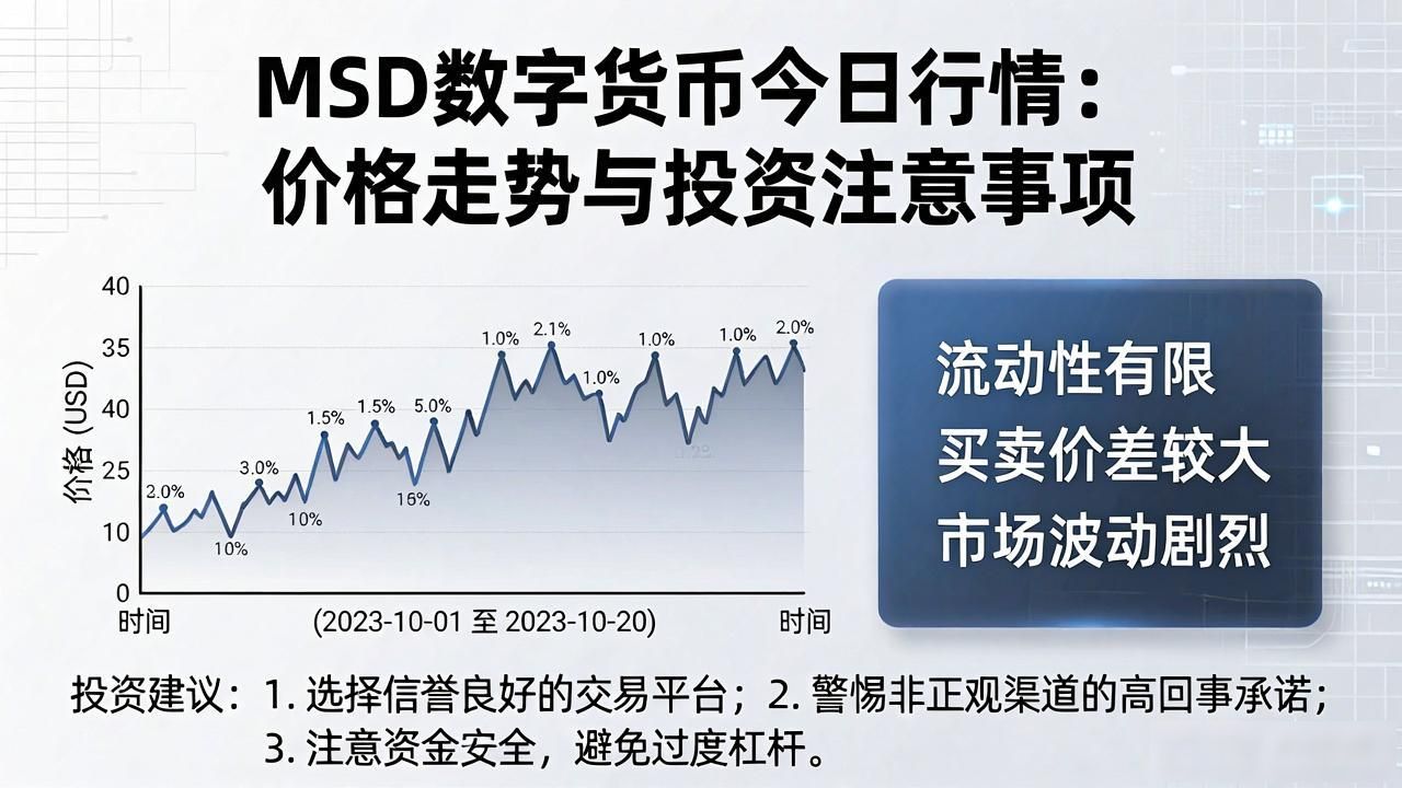 MSD交易特点分析_MSD数字货币价格趋势_msd数字货币最新价格今日