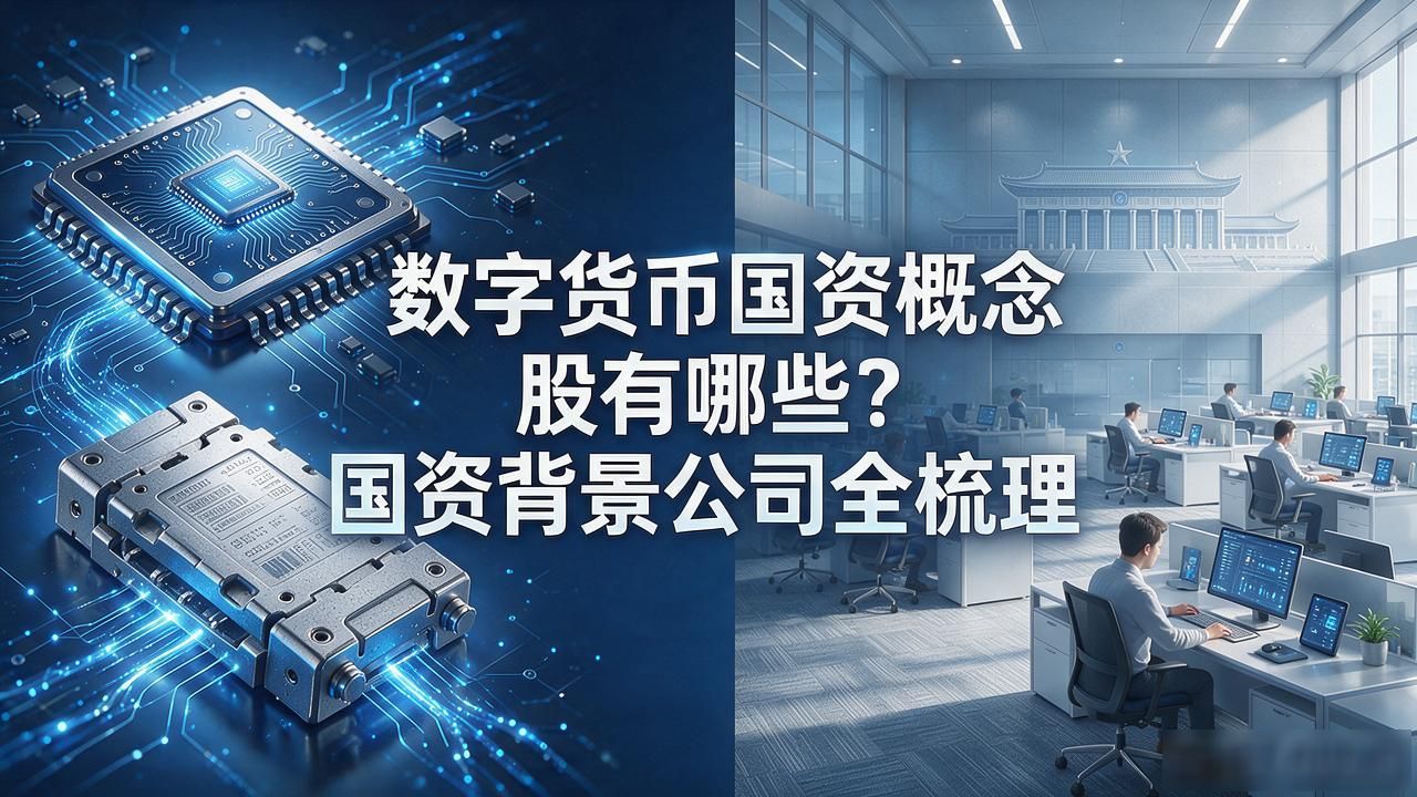 数字货币国资概念股有哪些？国资背景公司全梳理