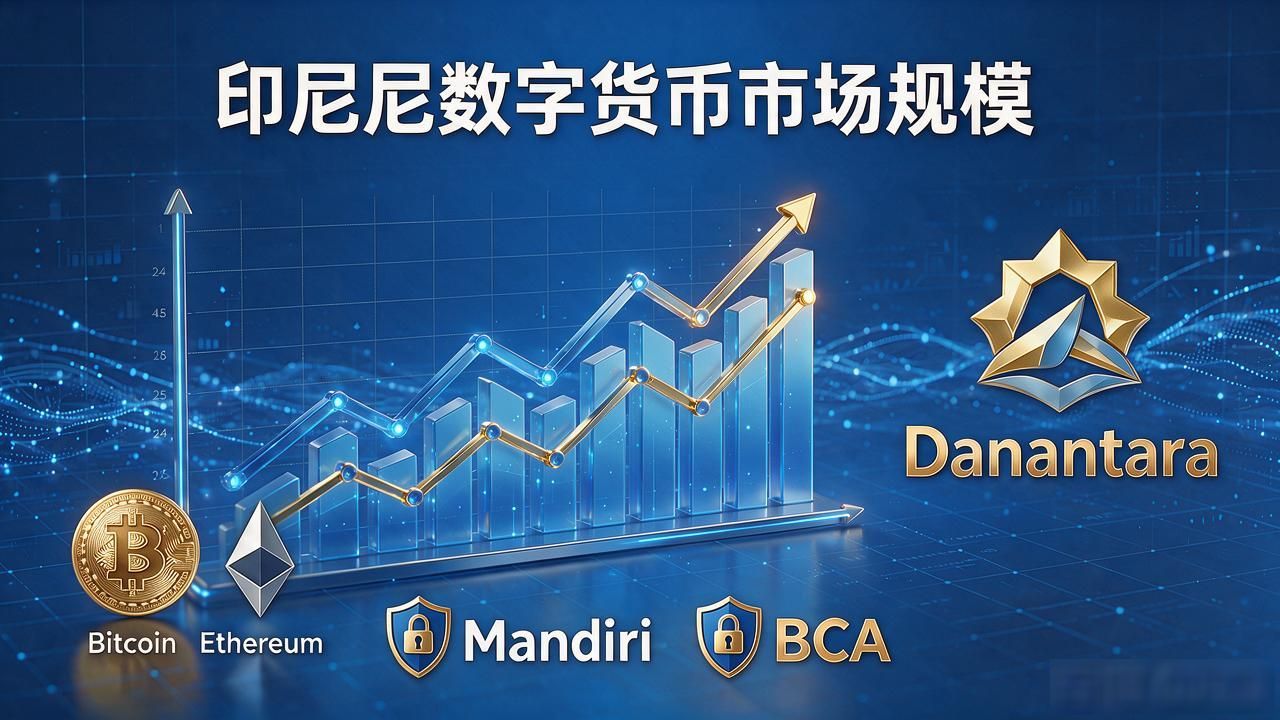 印尼数字货币市场规模：2026年破650亿美元，后面还能涨多少