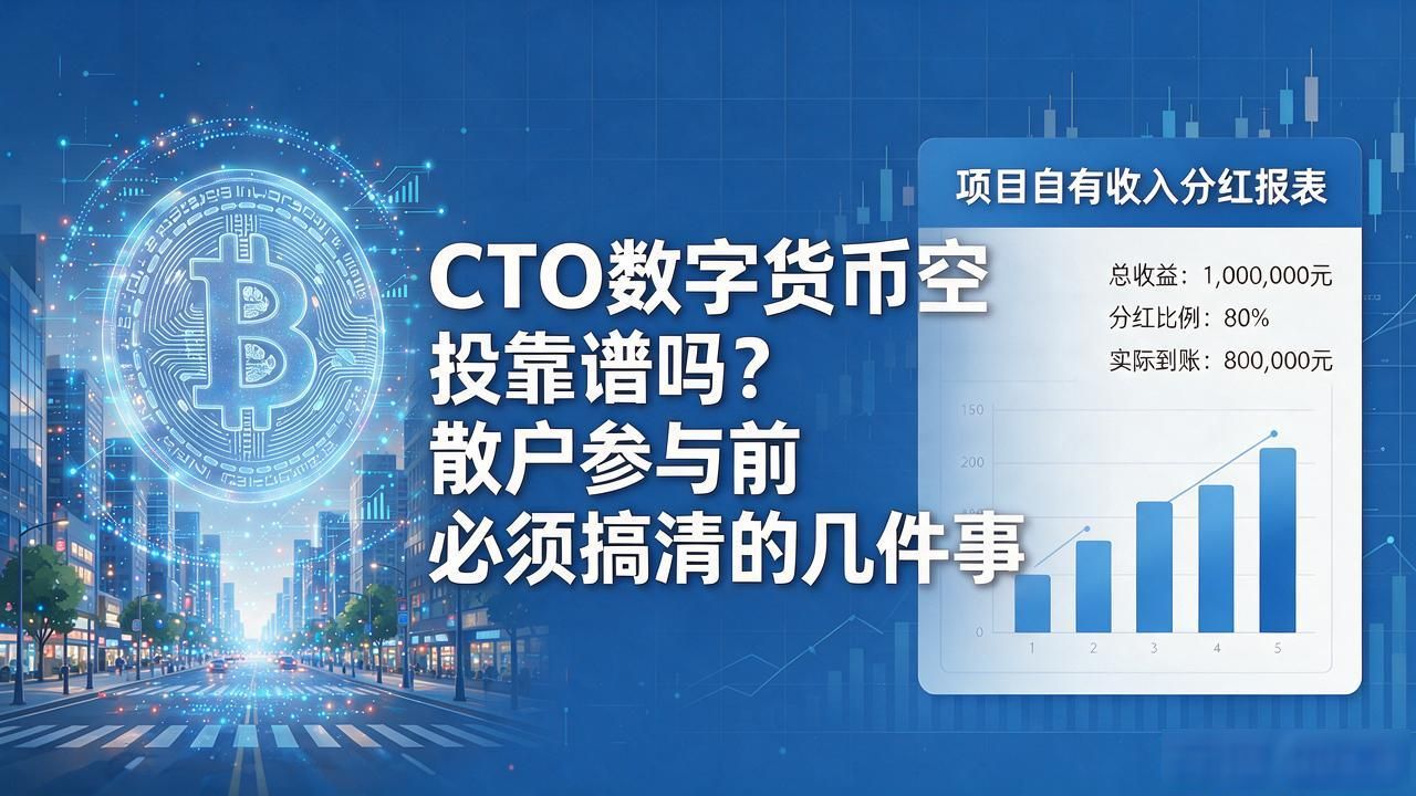 CTO数字货币空投靠谱吗？散户参与前必须搞清的几件事