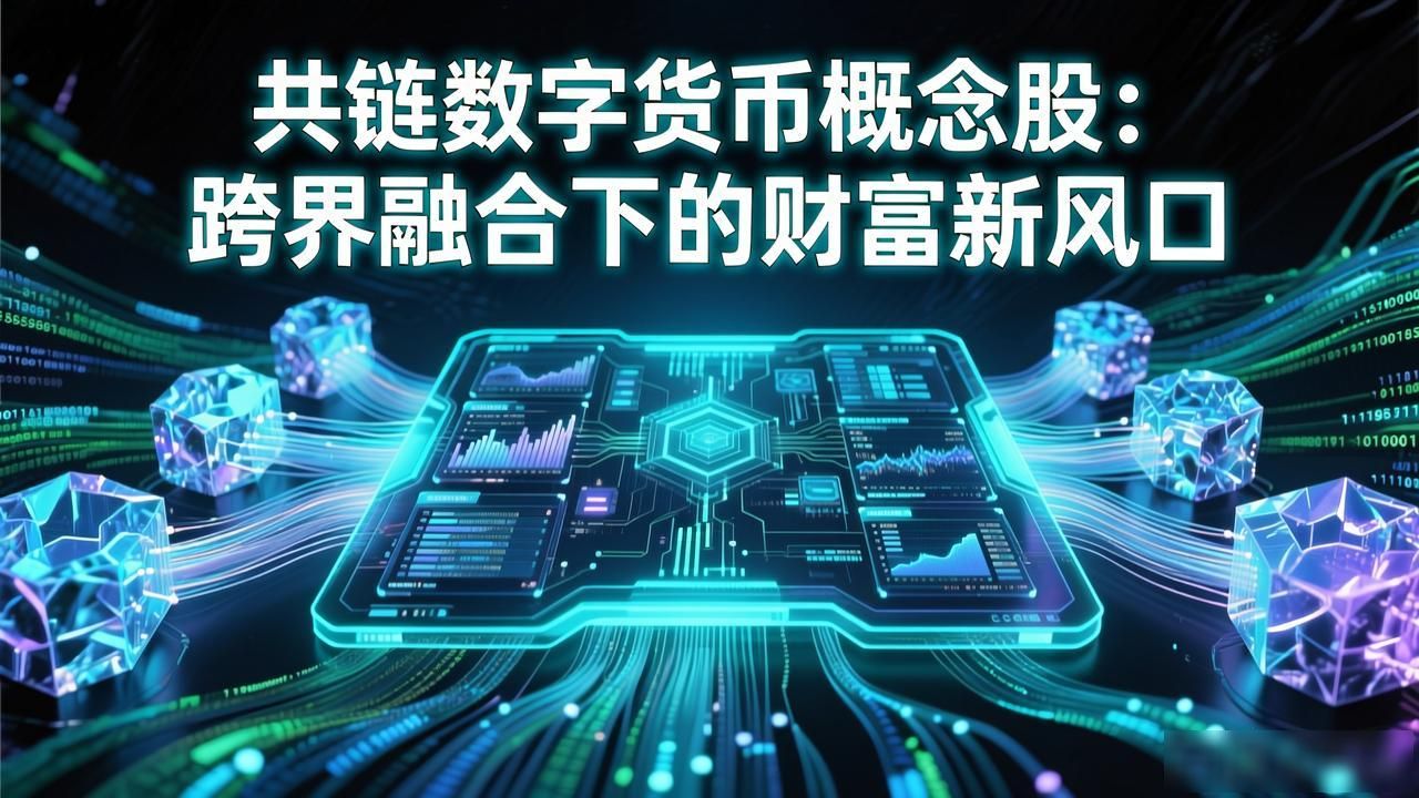 共链数字货币概念股：跨界融合下的财富新风口