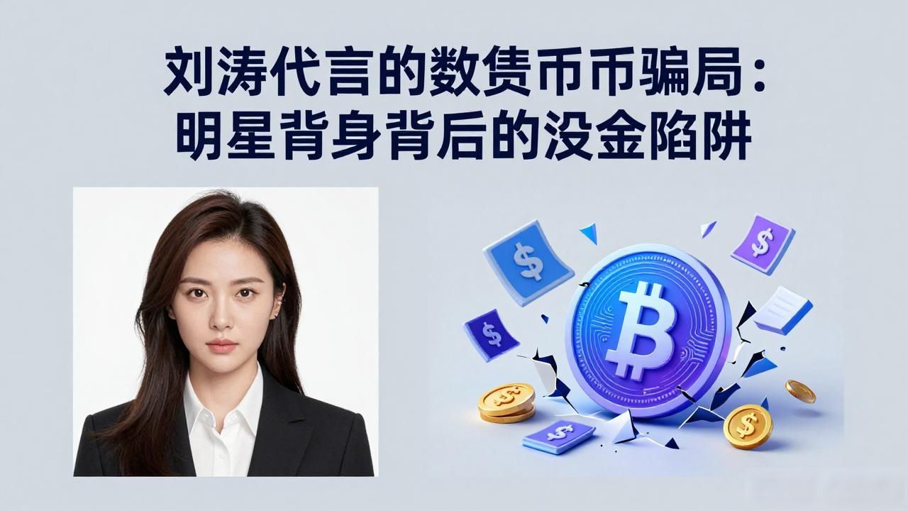 刘涛代言的数字货币骗局：明星背书背后的资金陷阱