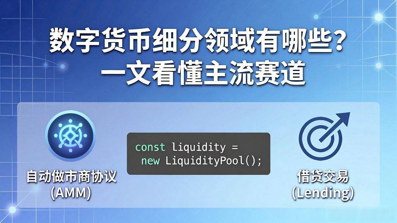数字货币细分领域有哪些？一文看懂主流赛道