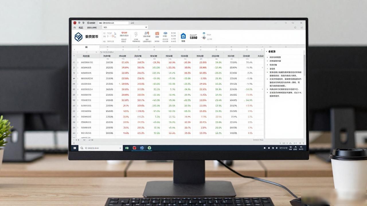 数字货币盘面记录表格怎么搭？一张Excel盯盘全搞定