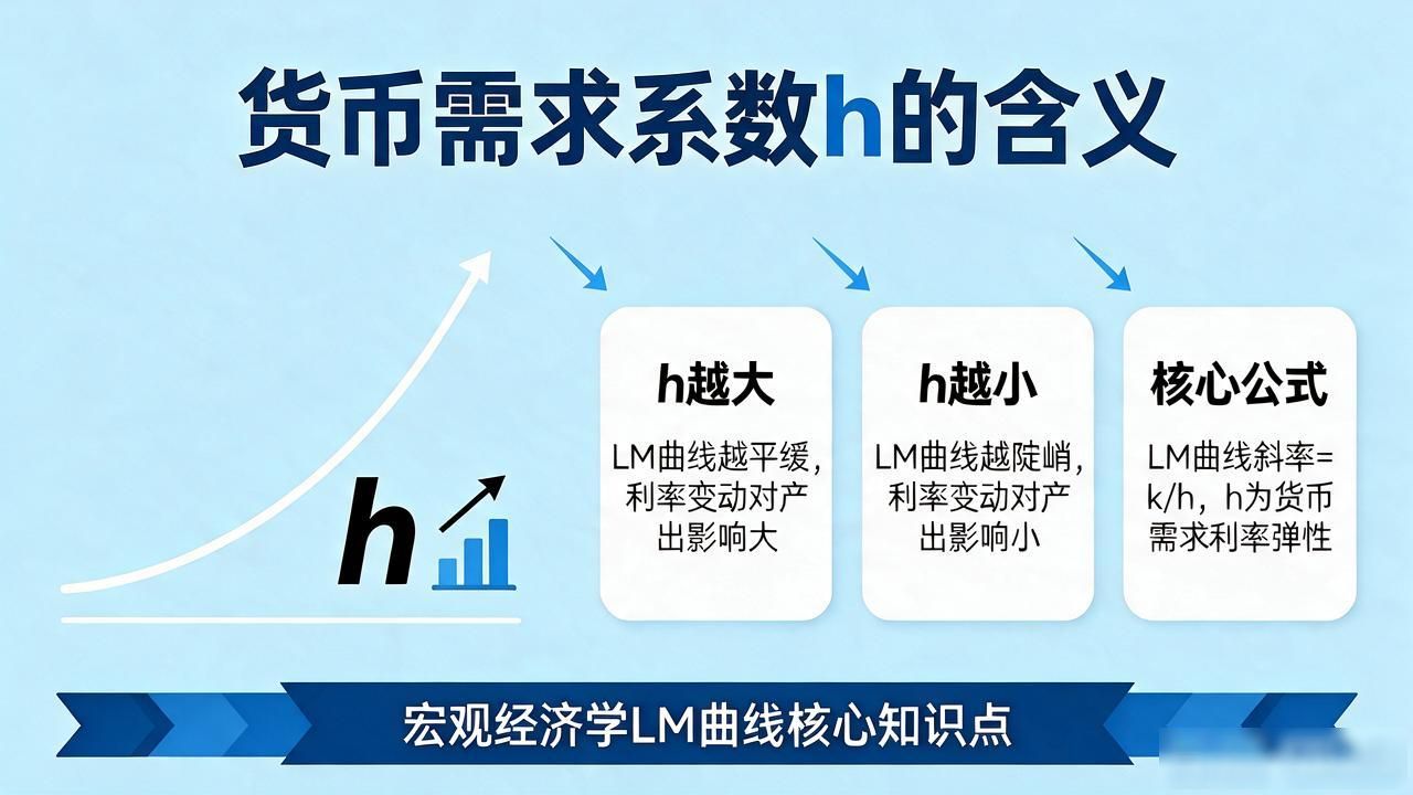货币需求利率系数字母h，经济学公式中到底代表什么含义