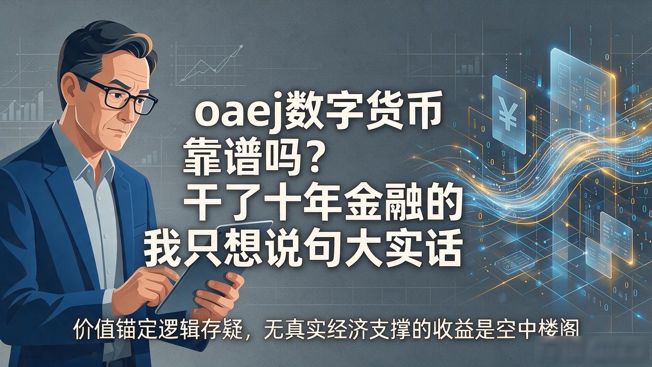 oaej数字货币靠谱吗？干了十年金融的我只想说句大实话