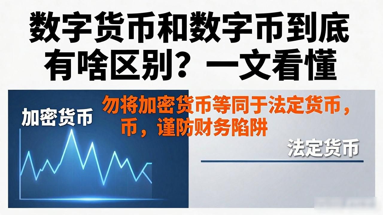 数字货币和数字币到底有啥区别？一文看懂