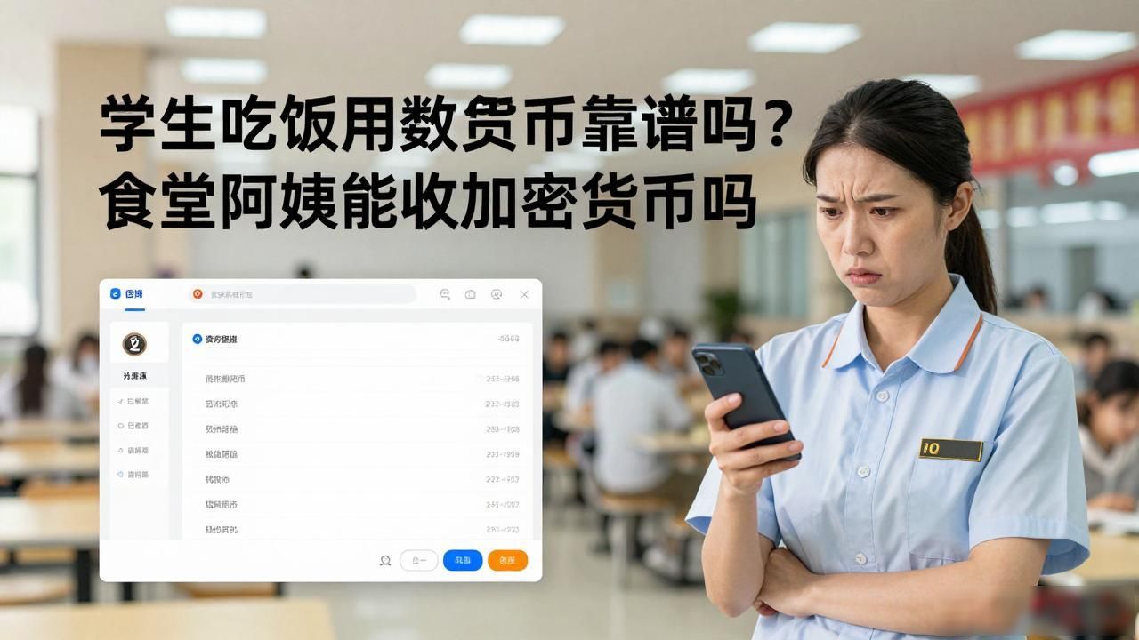 学生吃饭用数字货币靠谱吗？食堂阿姨能收加密货币吗