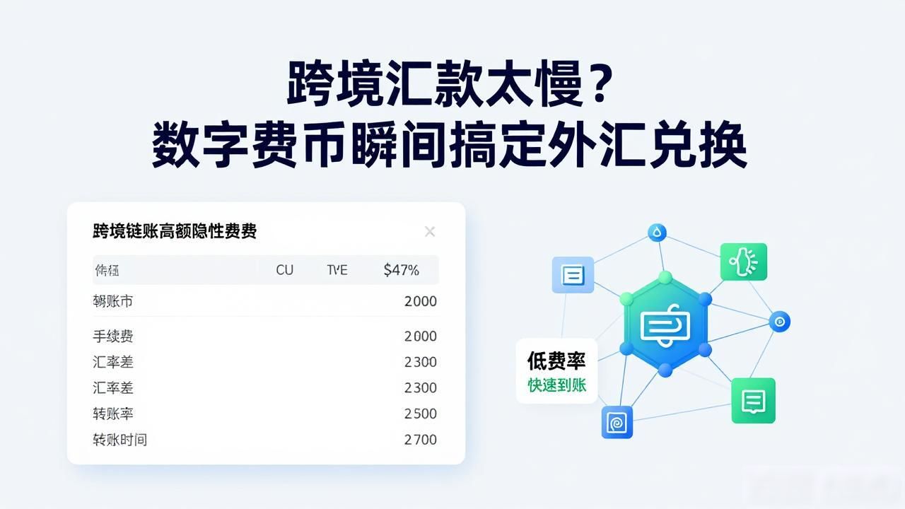 跨境汇款太慢？数字货币瞬间搞定外汇兑换
