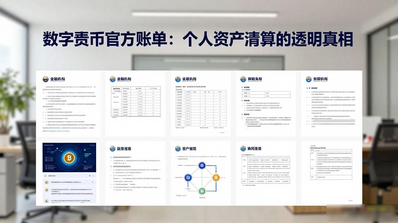 数字货币官方账单：个人资产清算的透明真相