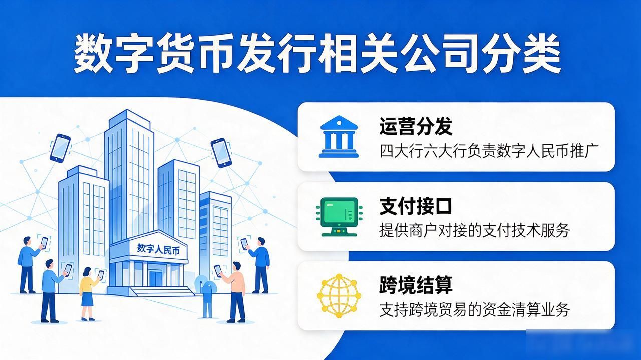 数字货币发行相关公司到底有哪几类？看完这篇你十分钟就能讲明白
