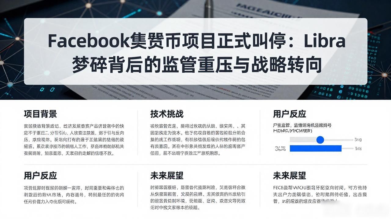 Facebook数字货币项目正式叫停： Libra 梦碎背后的监管重压与战略转向