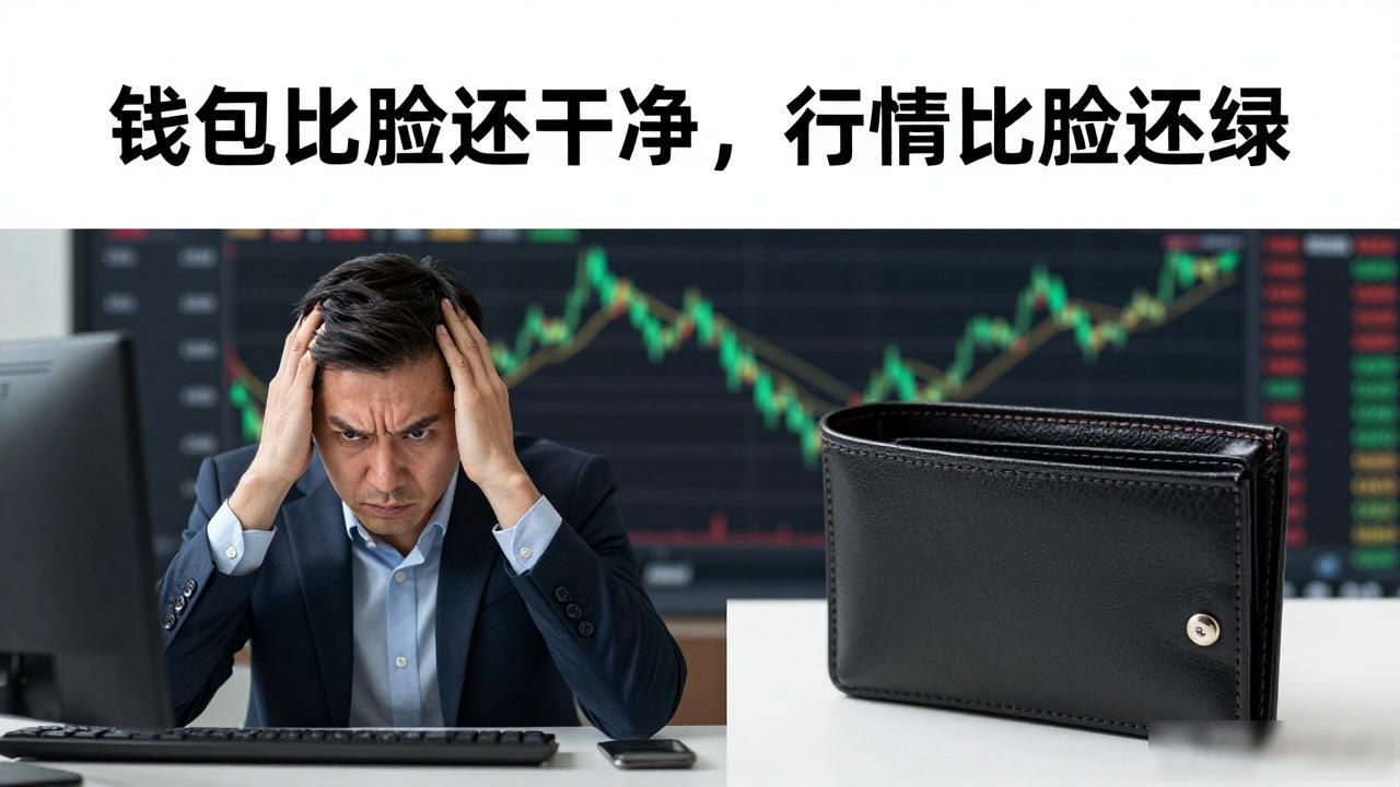 钱包比脸还干净，行情比脸还绿