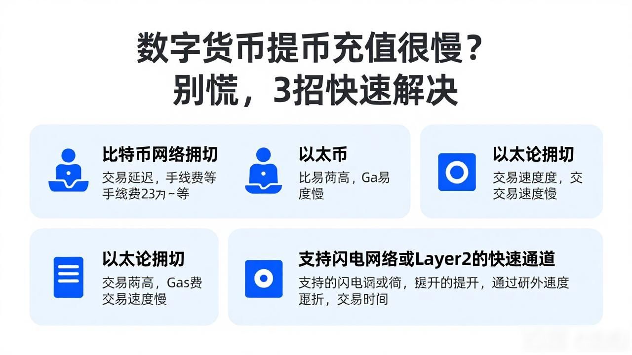 数字货币提币充值很慢？别慌，3招快速解决