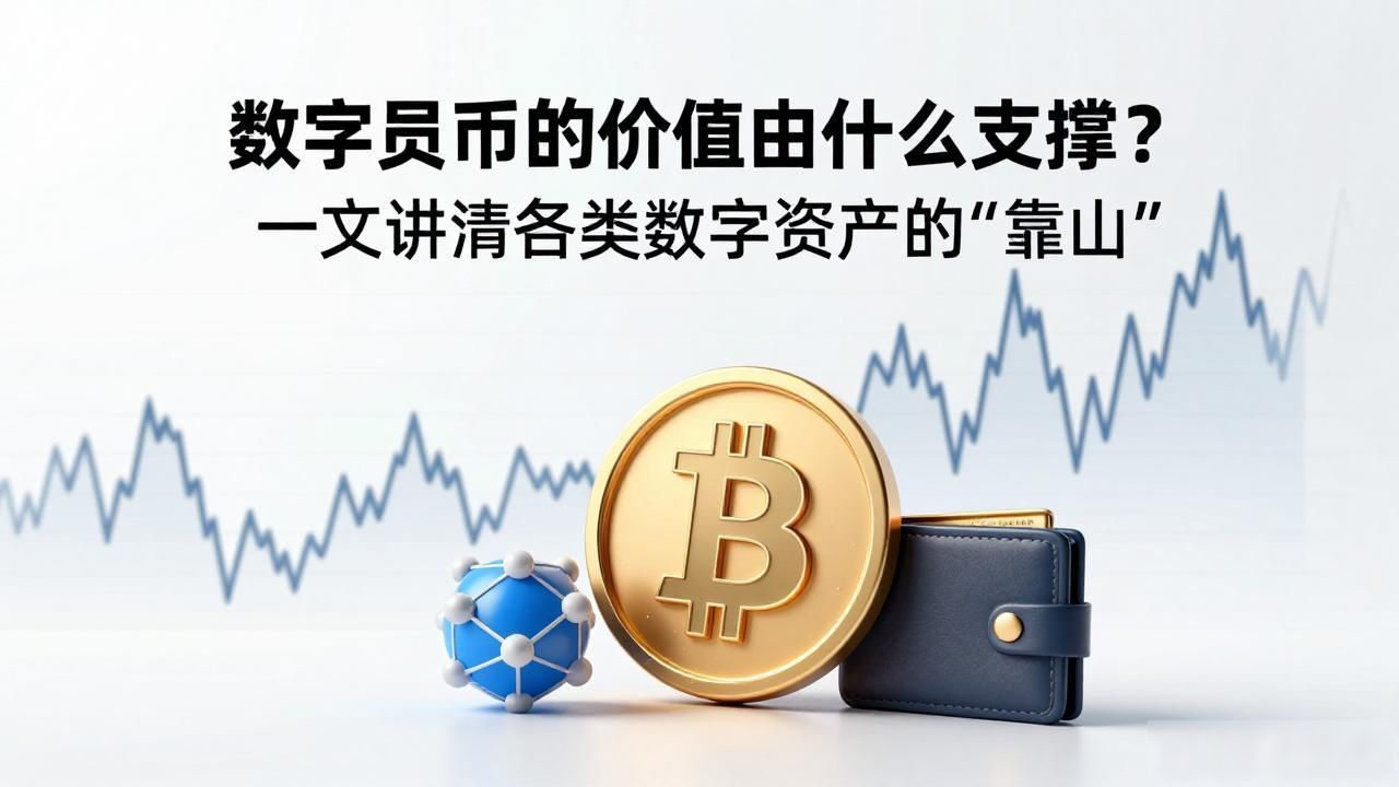 数字货币的价值由什么支撑？一文讲清各类数字资产的"靠山"