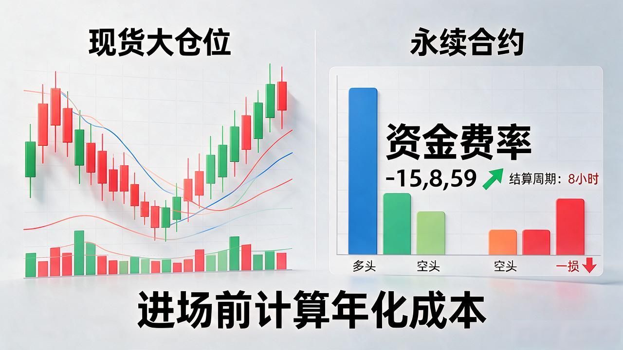 数字货币永续合约对冲怎么做，现货大仓位防跌实操思路
