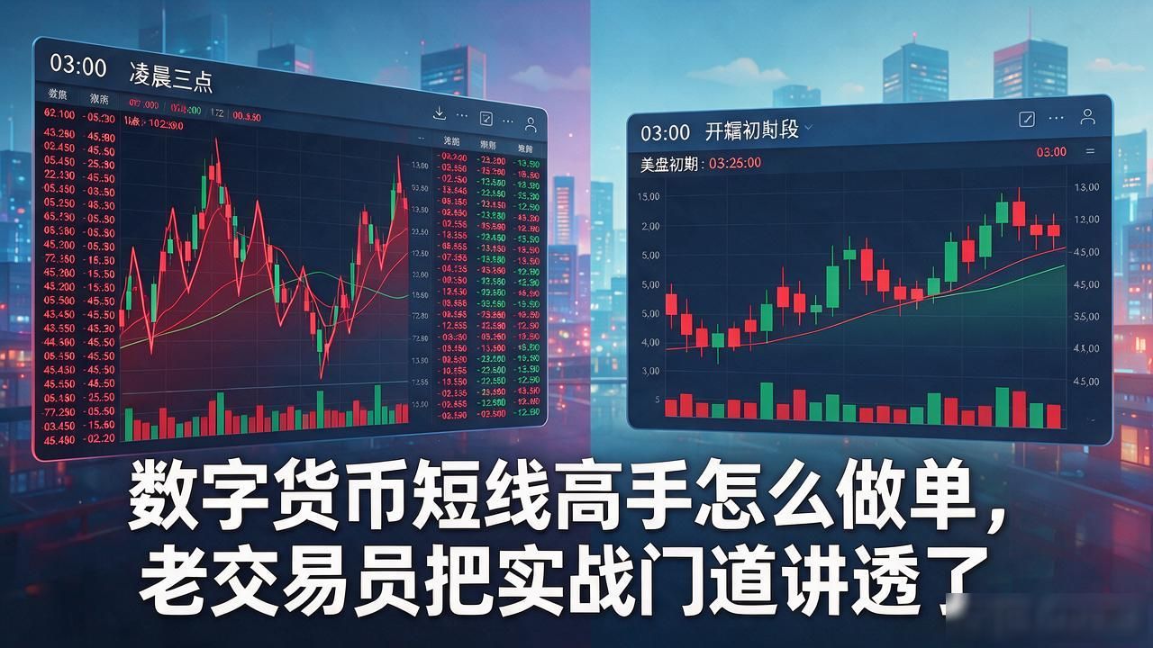 数字货币短线高手怎么做单，老交易员把实战门道讲透了