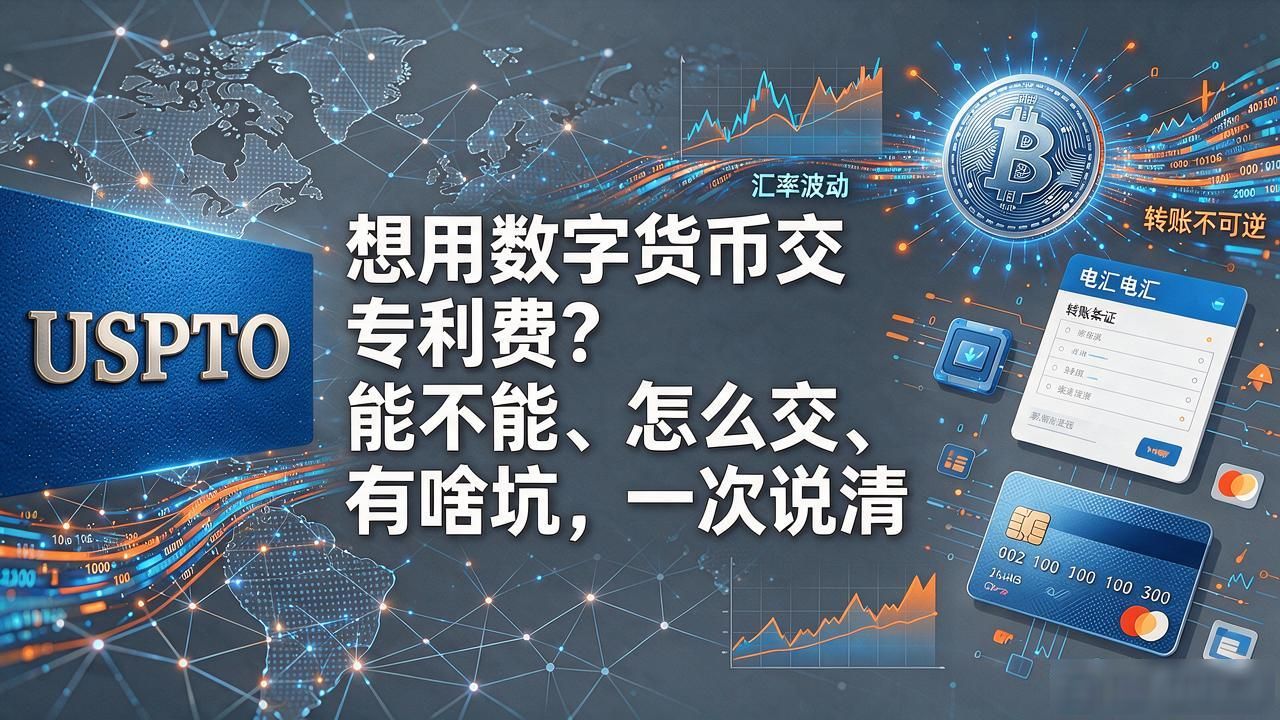 想用数字货币交专利费？能不能、怎么交、有啥坑，一次说清