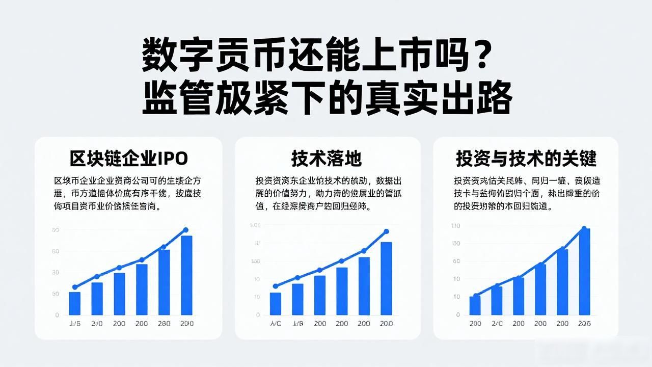 数字货币还能上市吗？监管收紧下的真实出路