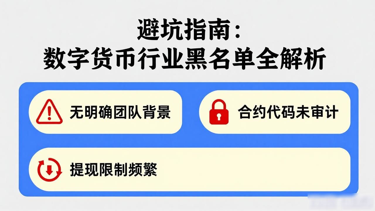 避坑指南：数字货币行业黑名单全解析