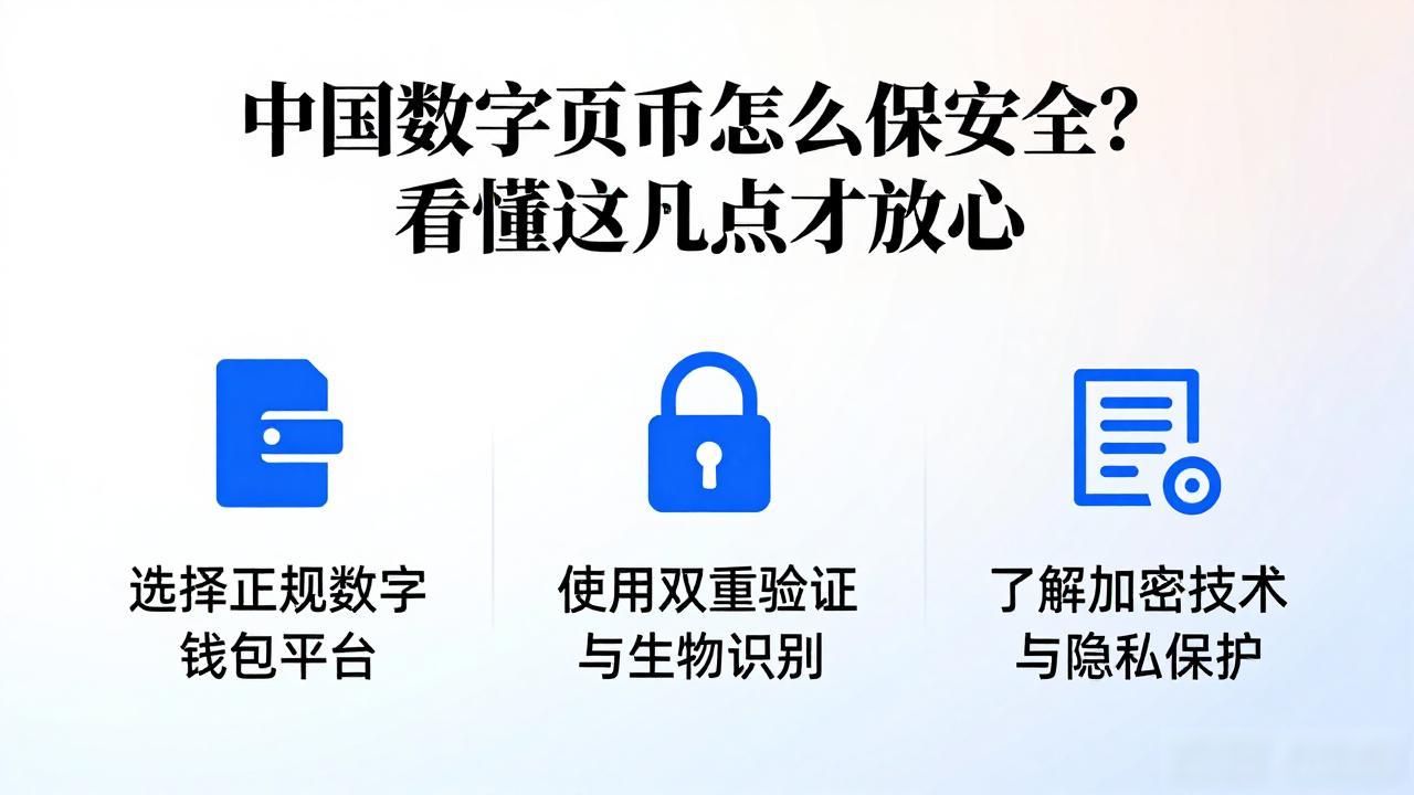 中国数字货币怎么保安全？看懂这几点才放心
