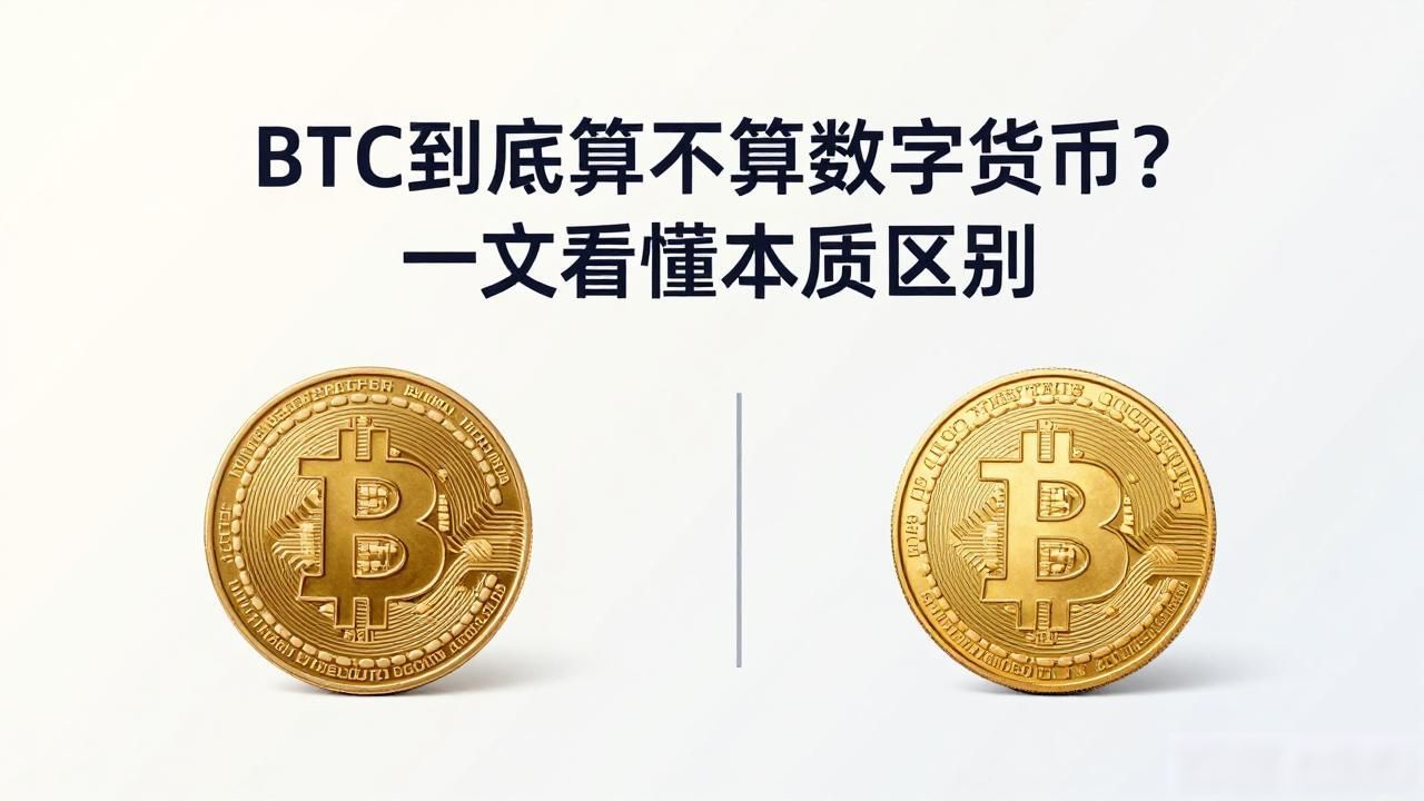 BTC到底算不算数字货币？一文看懂本质区别