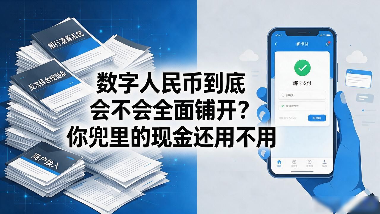 数字人民币到底会不会全面铺开？你兜里的现金还用不用