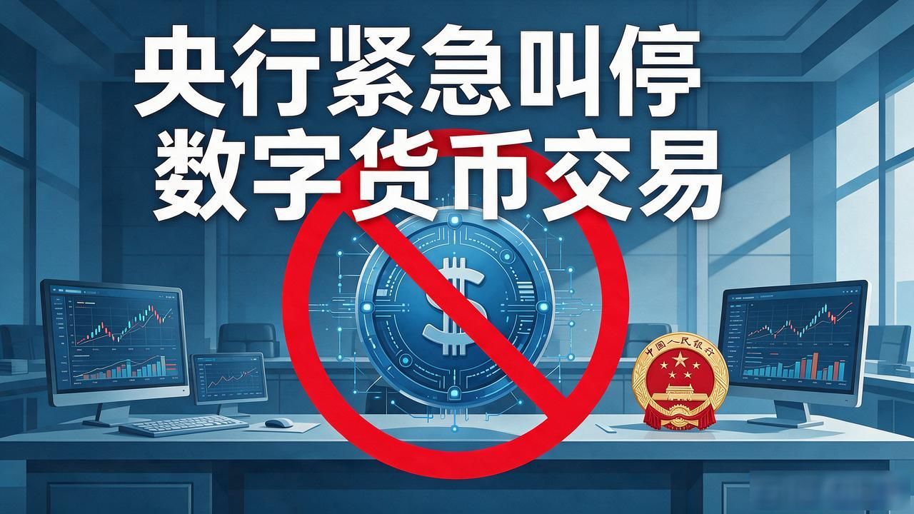 央行紧急叫停数字货币交易，普通人手里的数字资产到底还能怎么办
