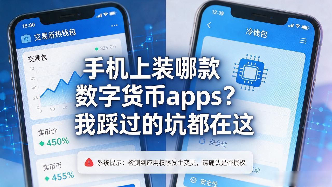 手机上装哪款数字货币apps？我踩过的坑都在这