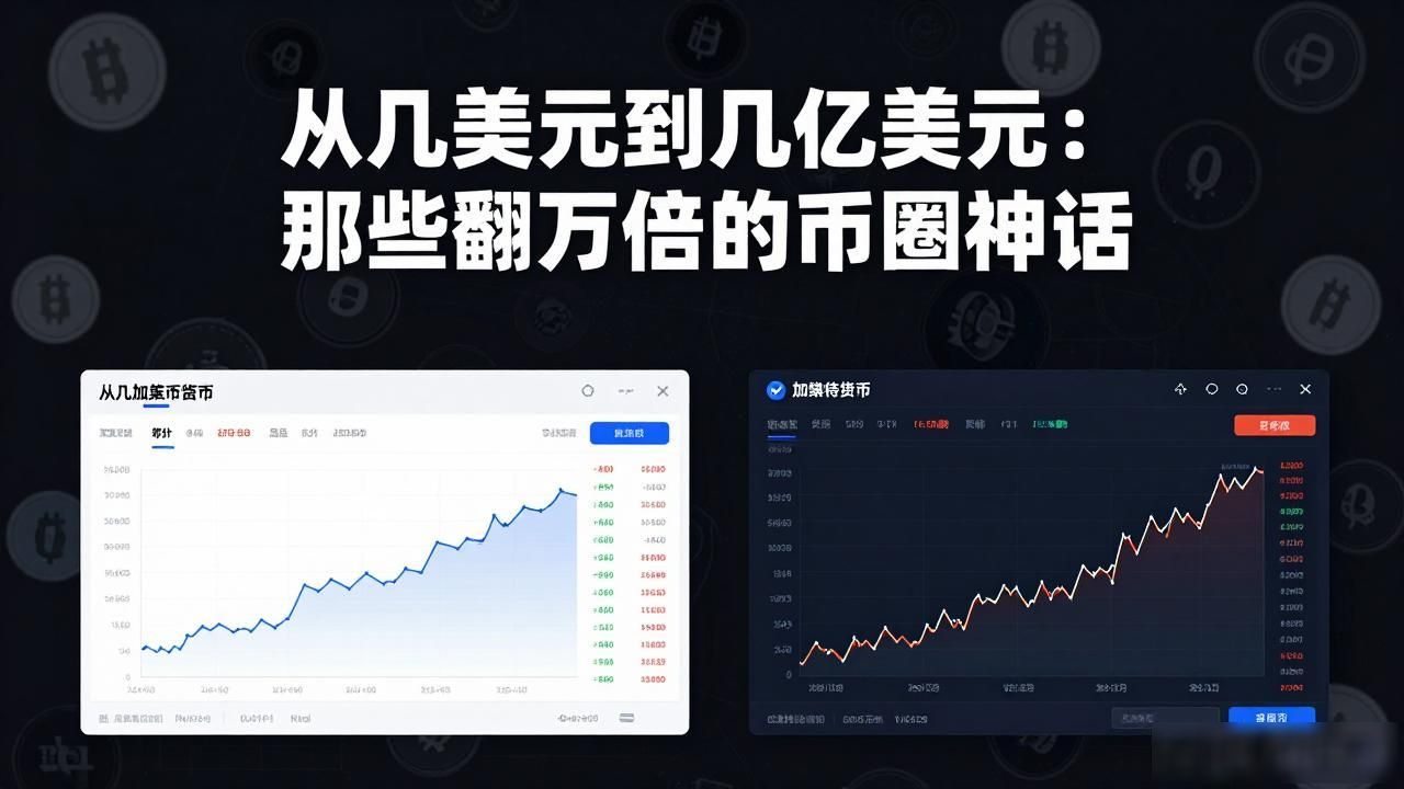 从几美元到几亿美元：那些翻万倍的币圈神话