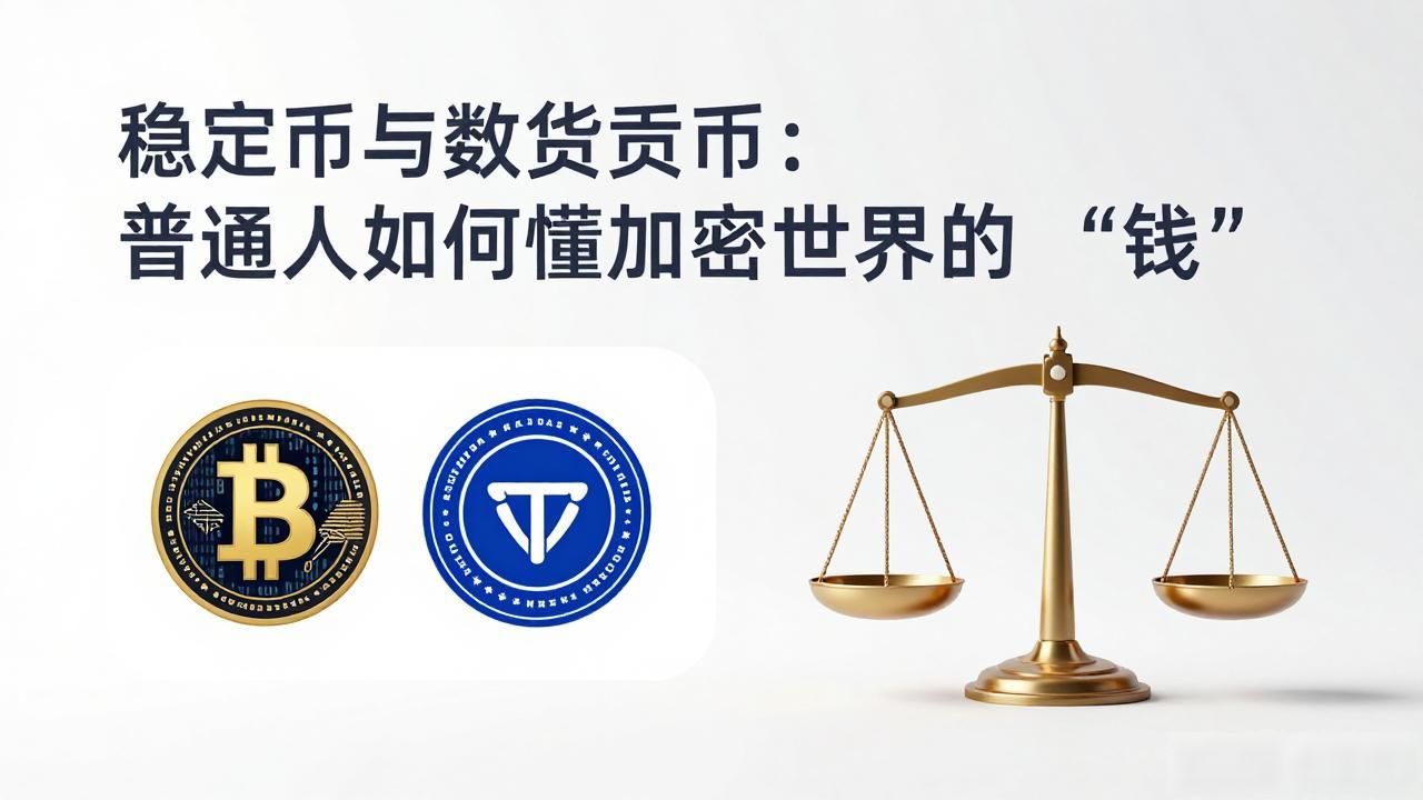 稳定币与数字货币：普通人如何看懂加密世界的“钱”