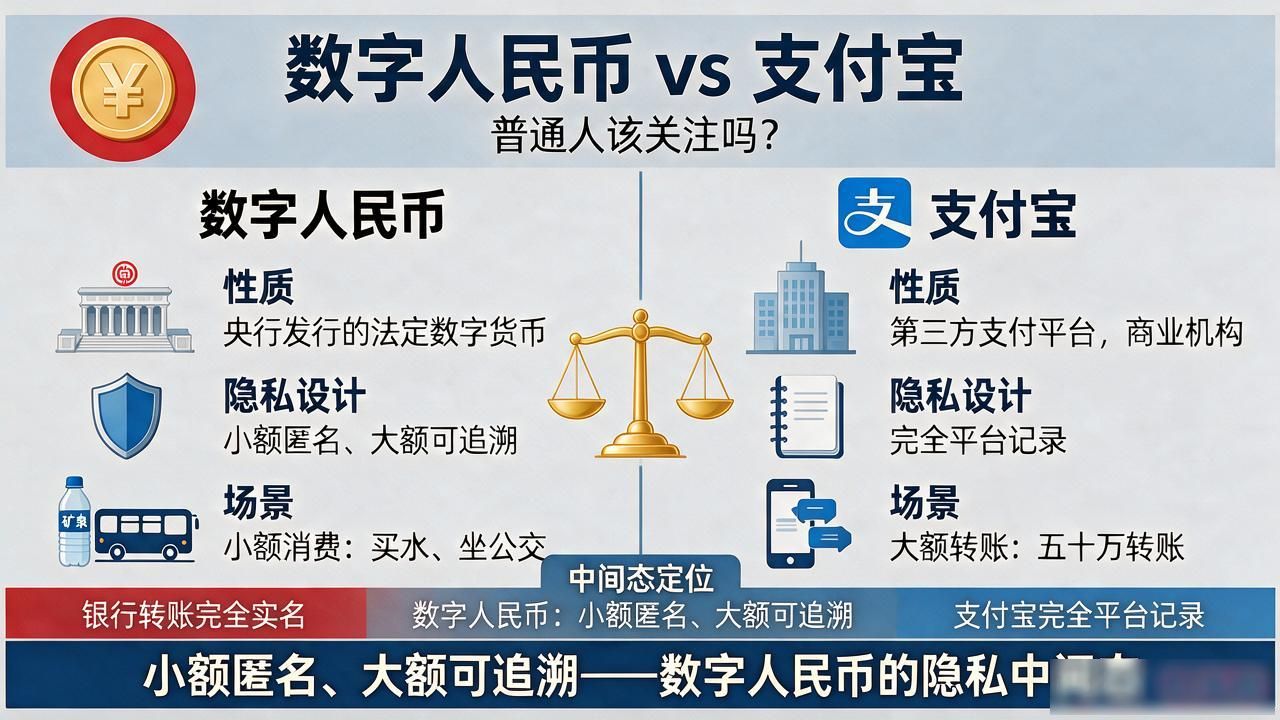 中国数字货币和支付宝有啥区别？普通人该关注吗