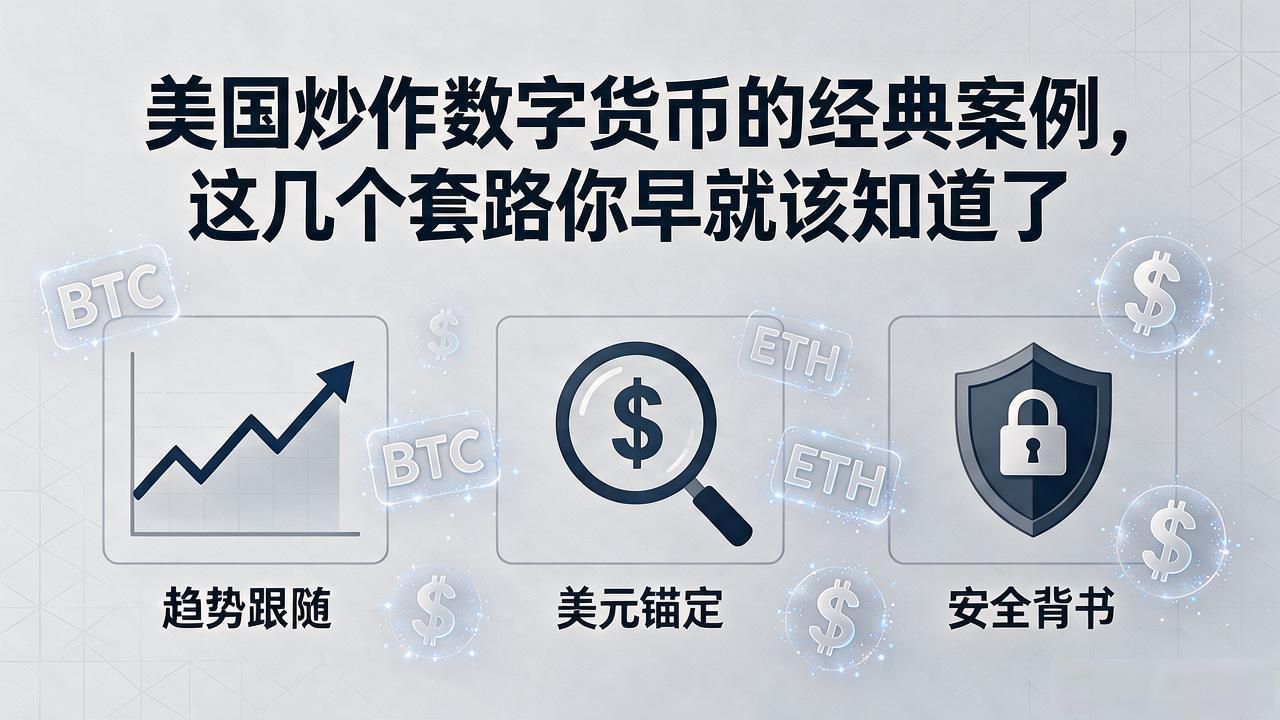 美国炒作数字货币的经典案例，这几个套路你早就该知道了