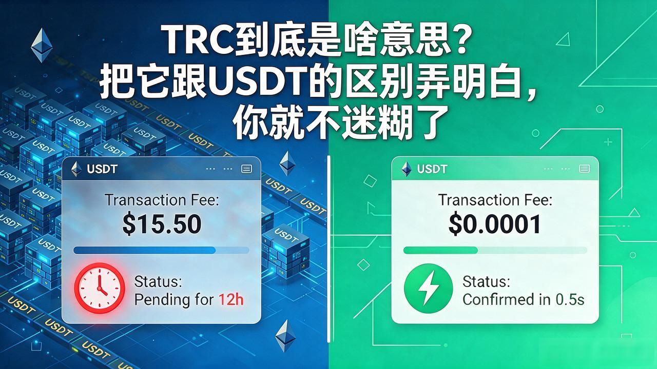 TRC到底是啥意思？把它跟USDT的区别弄明白，你就不迷糊了