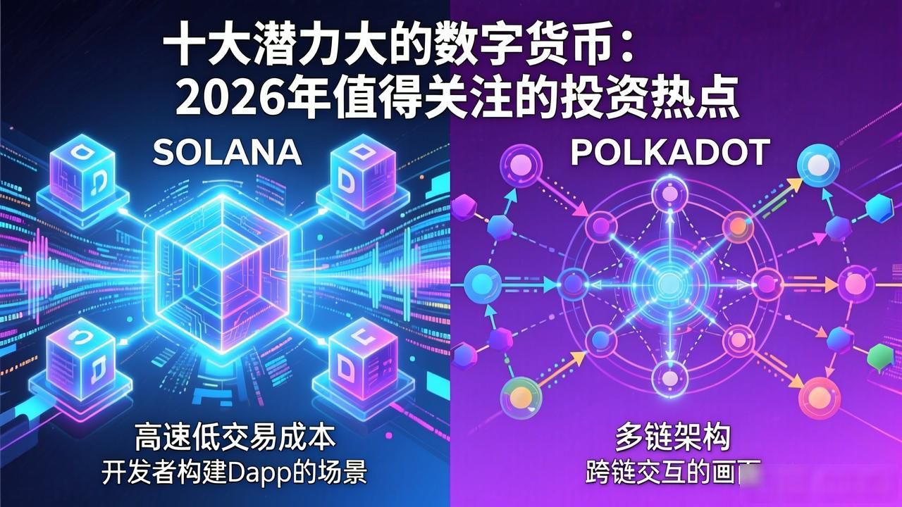十大潜力大的数字货币：2026年值得关注的投资热点