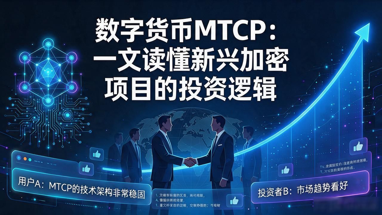 数字货币MTCP：一文读懂新兴加密项目的投资逻辑