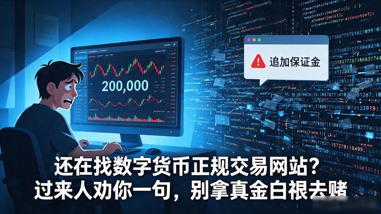 还在找数字货币正规交易网站？过来人劝你一句，别拿真金白银去赌
