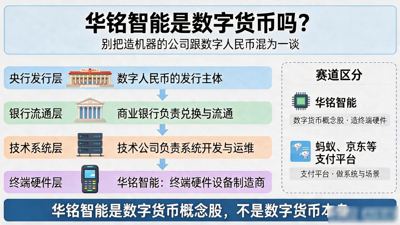 华铭智能是数字货币吗？别把造机器的公司跟数字人民币混为一谈