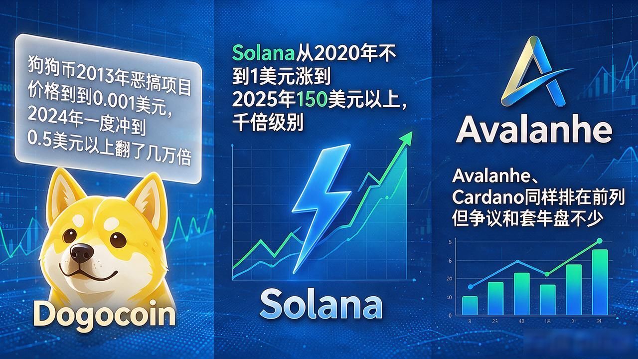 数字货币上涨倍数排行：哪些币从几分钱翻到了几百块