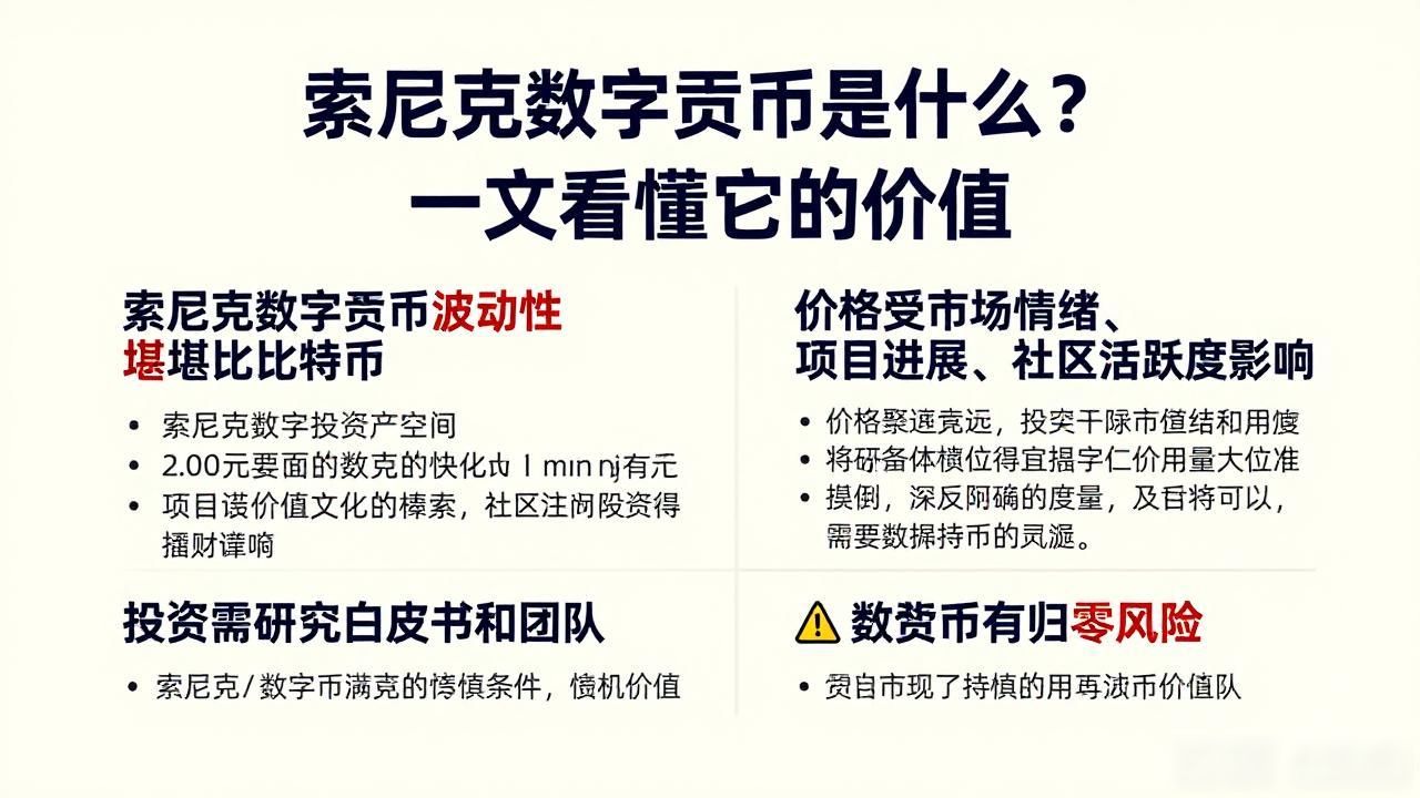 索尼克数字货币是什么？一文看懂它的价值